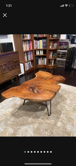 Live Edge Wood Coffee Table