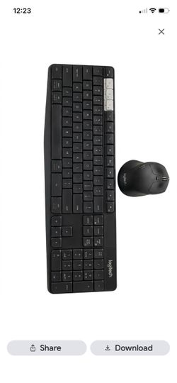 Logitech Wireless Keyboard and Mouse Bundle K375s M720 Multi Device Bluetooth Desk Set Cash Only Local Pickup