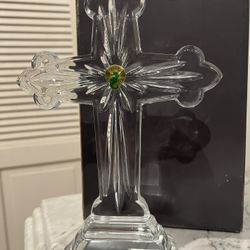 Vintage Waterford Clear Crystal Cross