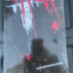 TNA  Wrestling Official Program, 2010, signed by Kurt Angle