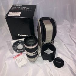Canon EF 70-200mm f/2.8 L ii