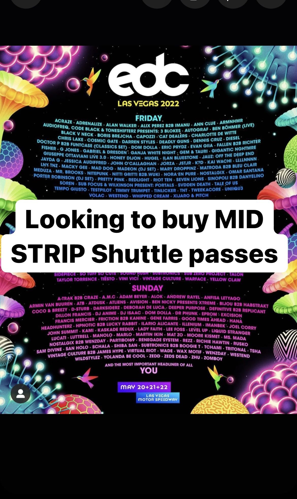 EDC Shuttle