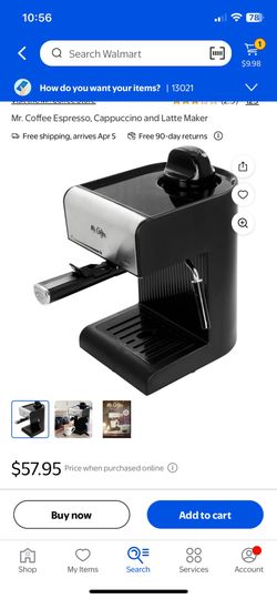 Mr Coffee Espresso Machine 