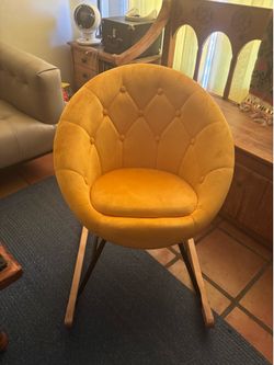 Yellow Rocking Chair