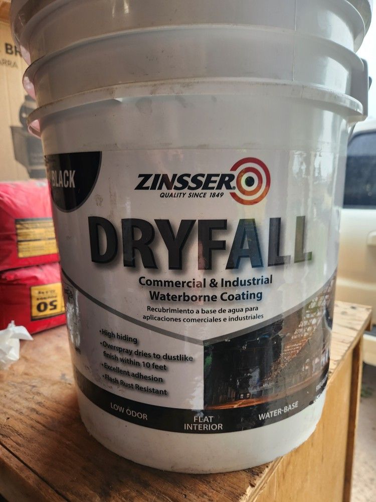 Zinsser
5 gal. Waterbourne Dry Fall Black Coating Paint