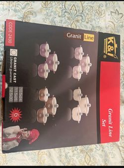 Granite line set pans