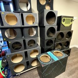 Empty Subwoofer enclosures
