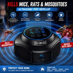 🐭 Ultrasonic Pest Repeller – Indoor Electronic Pest Control 🏡