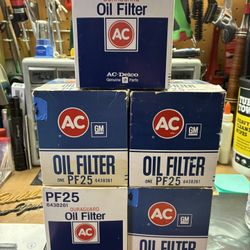 ACDelco  Oil Filters PF25 is a vintage