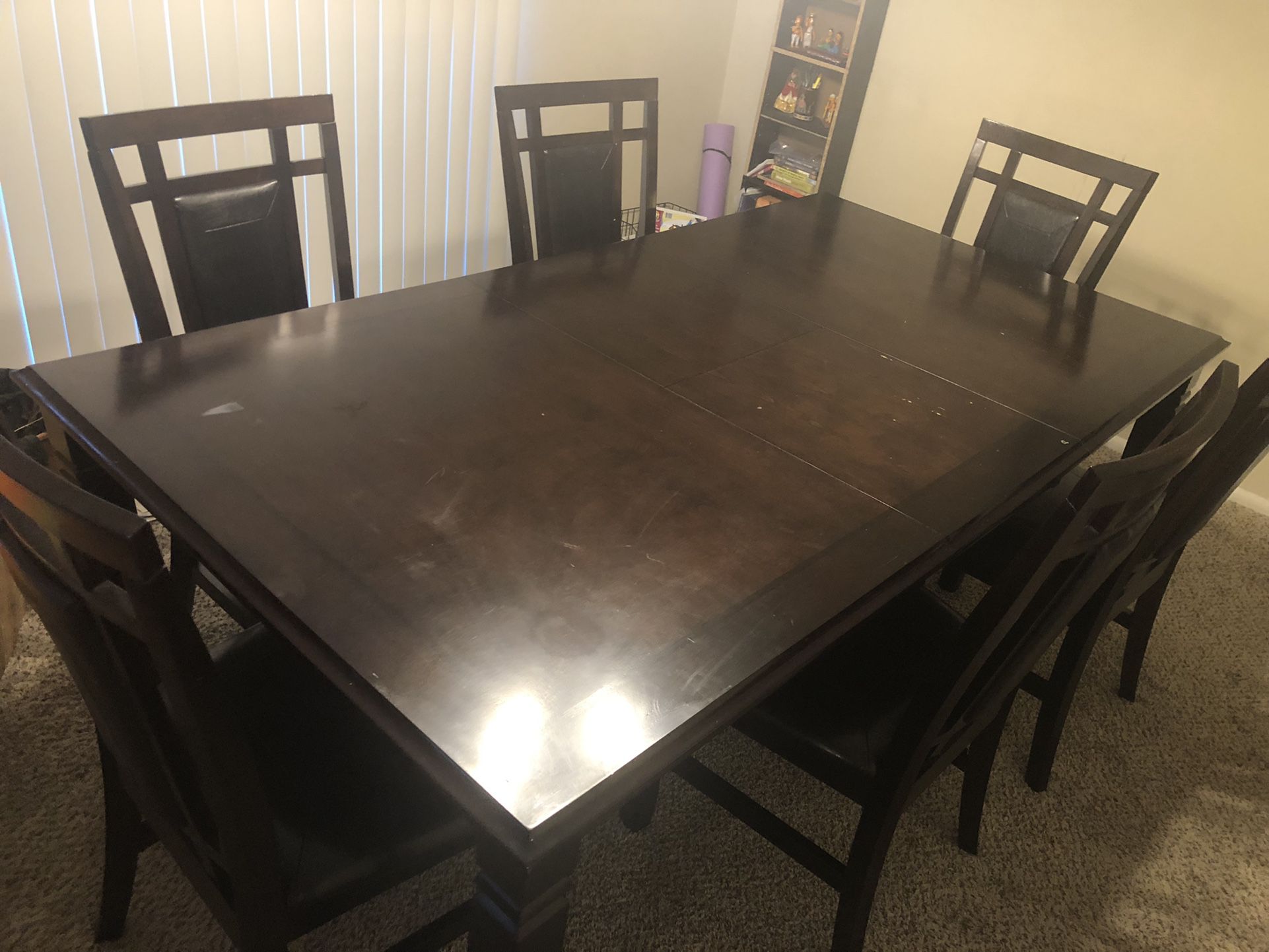 Extendable Dining Table With 6 Chairs