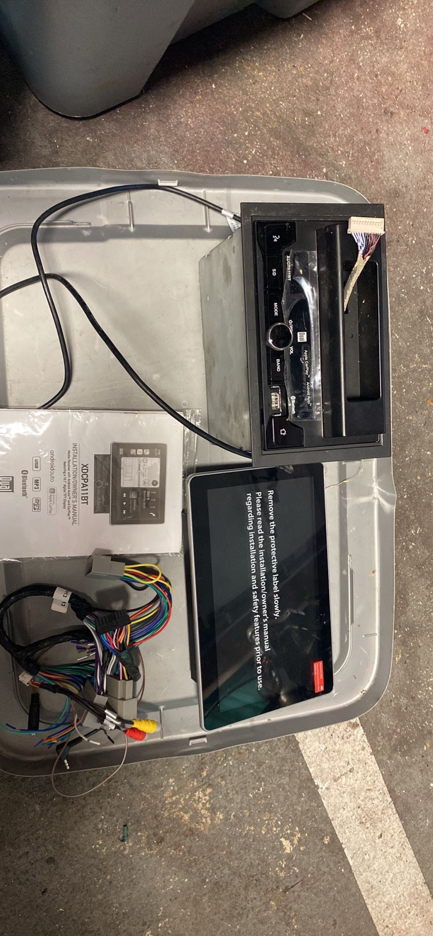 Brand New DUAL touch screen car stereo