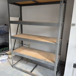 Garage Shelving. Metal And Sturdy