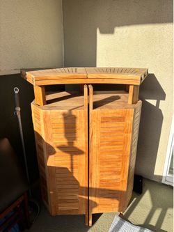 Teak Outdoor Bar