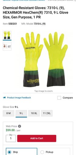 Chemical-Resistant Gloves (9L)