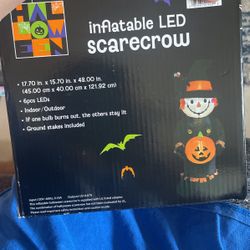 New In Box Inflatable Scarecrow 