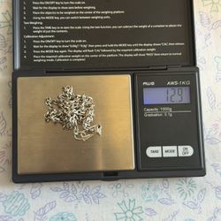 12.9 Grams Of Sterling Silver Cable Chain