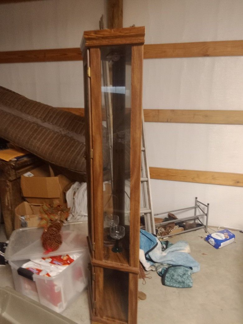 1970s Furnlite Curio Cabinet