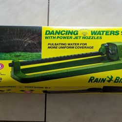 Rain Bird Dancing Waters 97 Power Jet Nozzles Oscillating Sprinkler Up To 3300 Square Ft