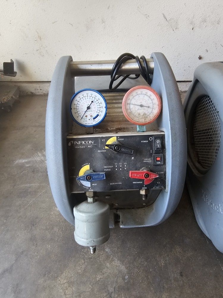 Inficon Vortex A/C Recovery Machine 