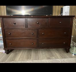 Pottery Barn Espresso Dresser