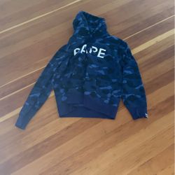 Bape Hoodie Blue