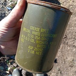 Rifle Grease From The US Army Vietnam Era