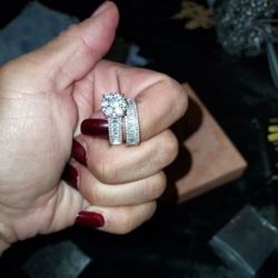 S925 2 Rings  Size 6