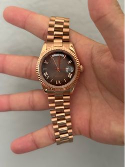 Seiko Mod: Rose Gold Noir Day-Date