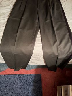 Ralph Lauren Black Dress Pants with Satin Side Stripe