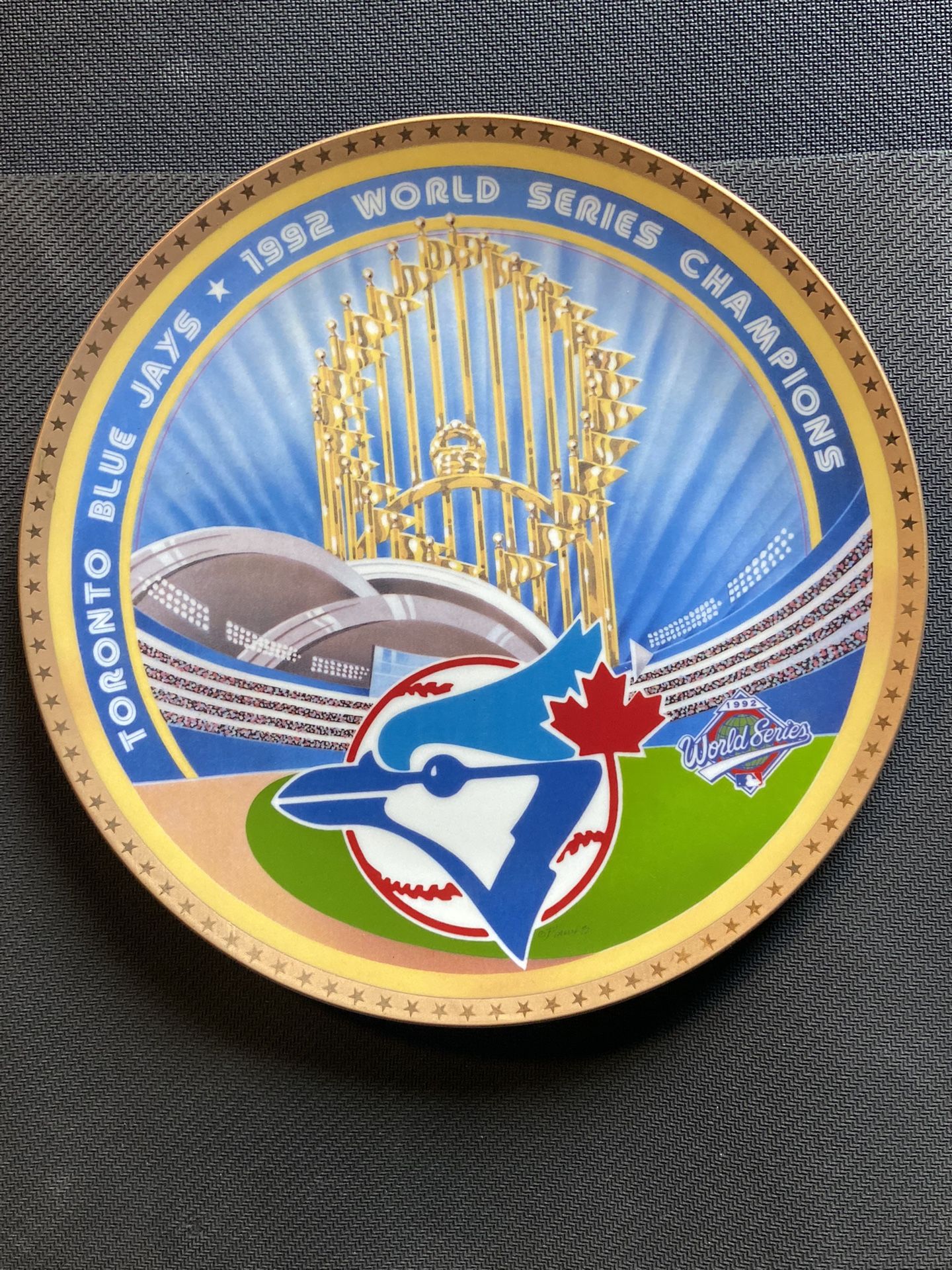1992 Toronto Blue Jays World Series Plate 