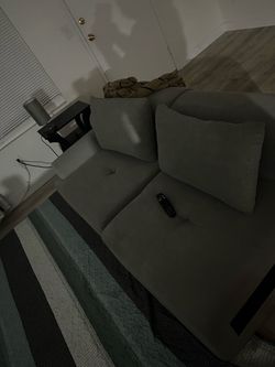 Gray Fabric Sectional Sofa