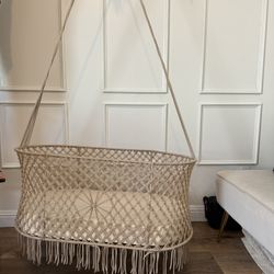 Macrame bassinet