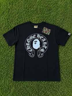 chrome heart bape shirt