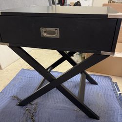 Navy Bedside Table / Nighstand