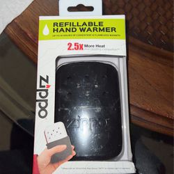Brand New In The Box, Refillable, Zippo, Hand Warmer, Larger Size