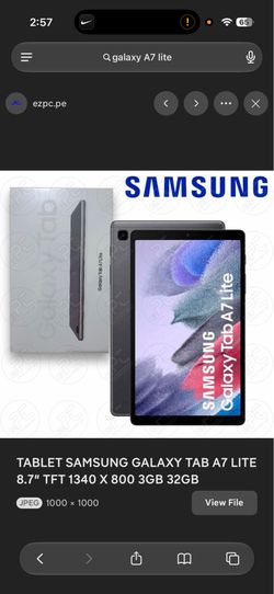 Samsung Galaxy Tab A7 Lite