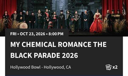 My Chemical Romance tickets