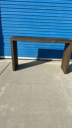Dark Wood Console Table