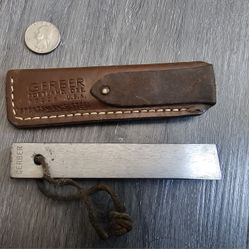 Vintage Gerber Sportsmans Steel Knife Sharpener