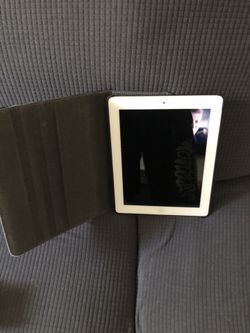 Apple iPad with protective case