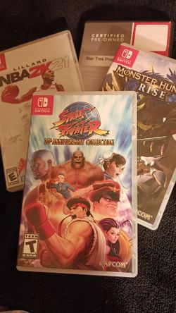 4 Nintendo switch games