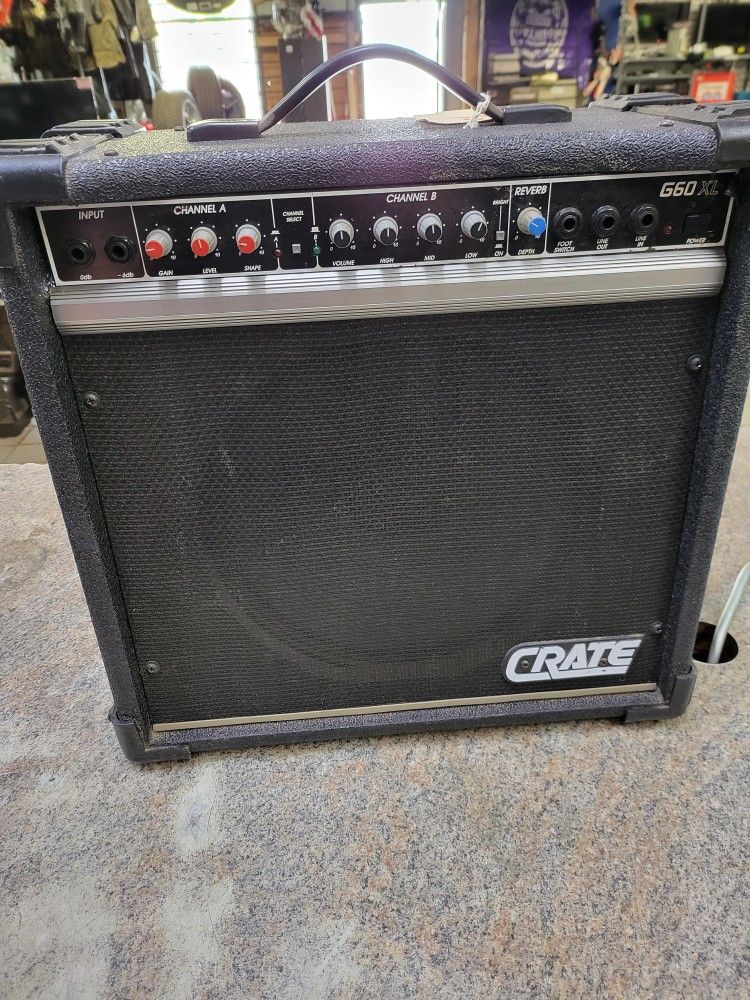 Crate G60xl g 60 xl guitar combo 1x12 amp Reverb made in USA