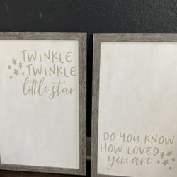 Large Nursery Signs