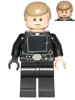SW0635 Luke Skywalker - Jedi Master, Dark Tan Smooth Hair