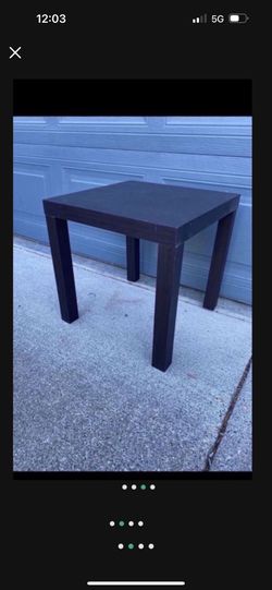 Black Side Table 