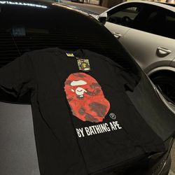 Red bape Head Tee