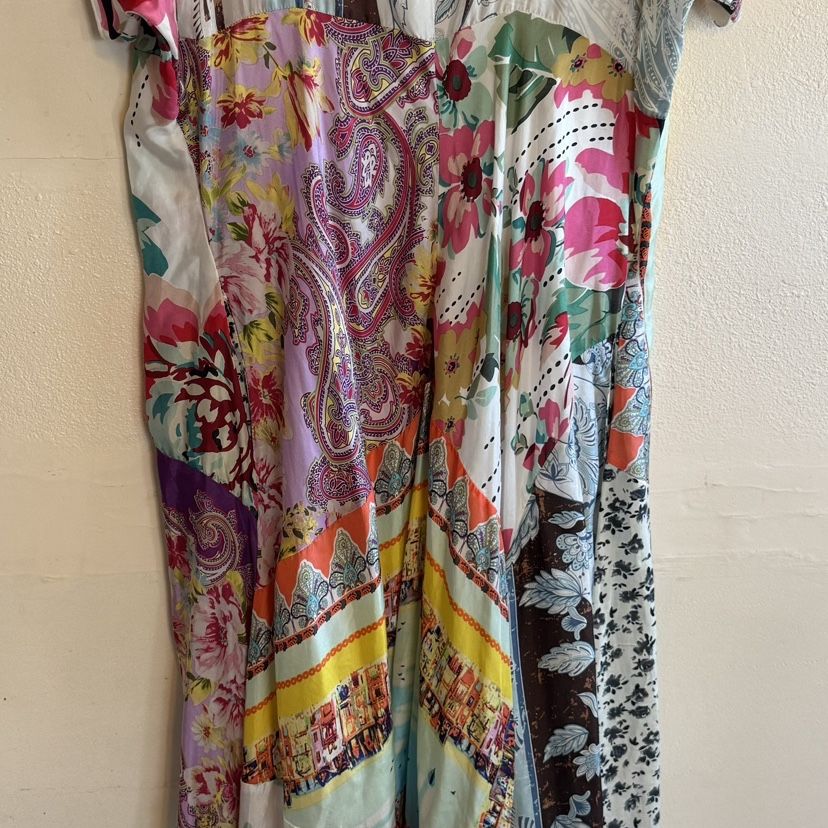 johnny was silk dress sale Johnny Was Sofiya Silk Dress