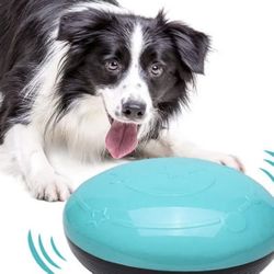 Squeaky Food Dispensing Dog Toy. Colors available Turquoise and Green.