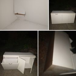 Laundry Cabinet With Pull Up Board 