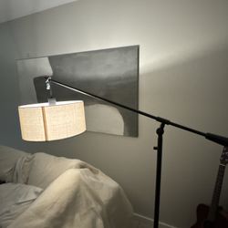 Target Floor Lamp and Artwork